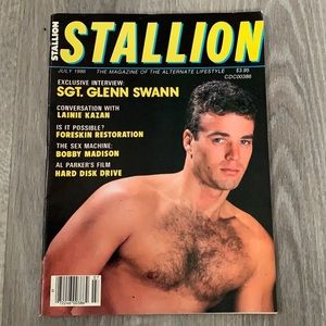 Vintage STALLION Gay Adult Magazine JULY 1986